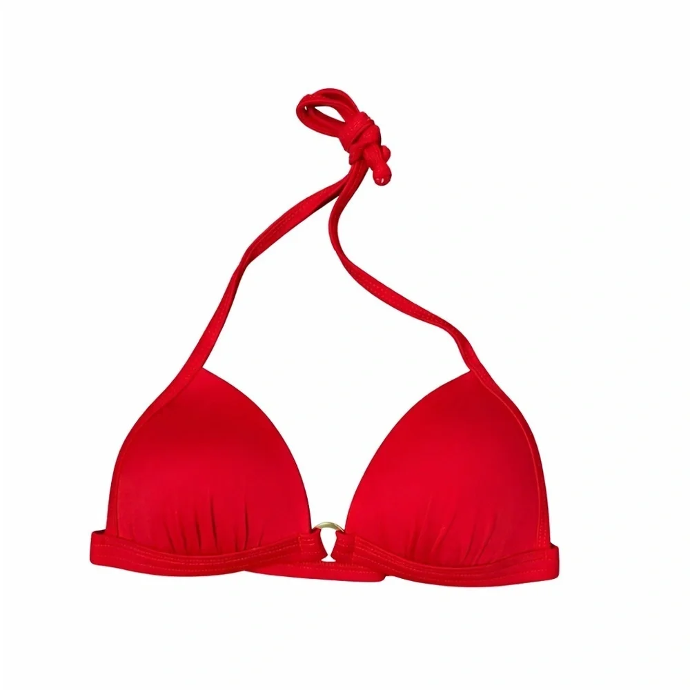 Red Hot Venus Santa Cruz Push Up Triangle Women's Bikini Top - Picture 4 of 4